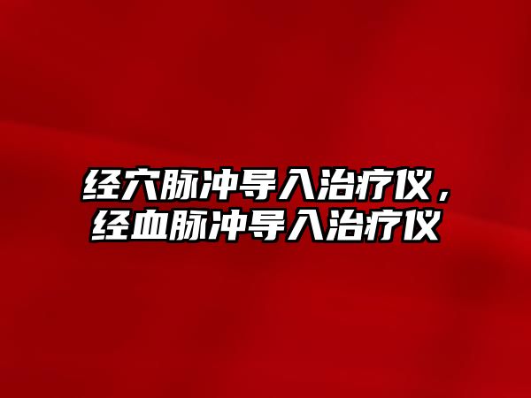 經(jīng)穴脈沖導(dǎo)入治療儀，經(jīng)血脈沖導(dǎo)入治療儀